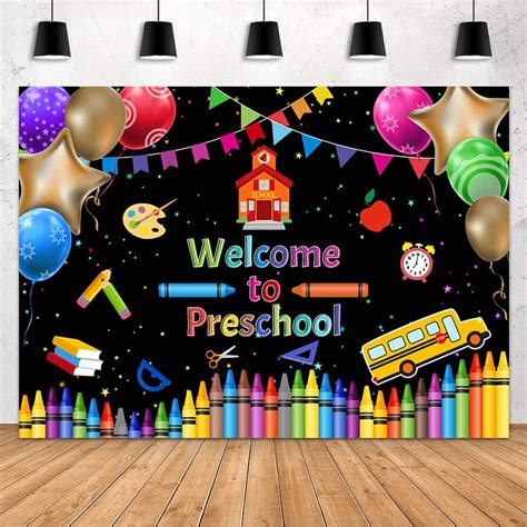 preschool backdrop